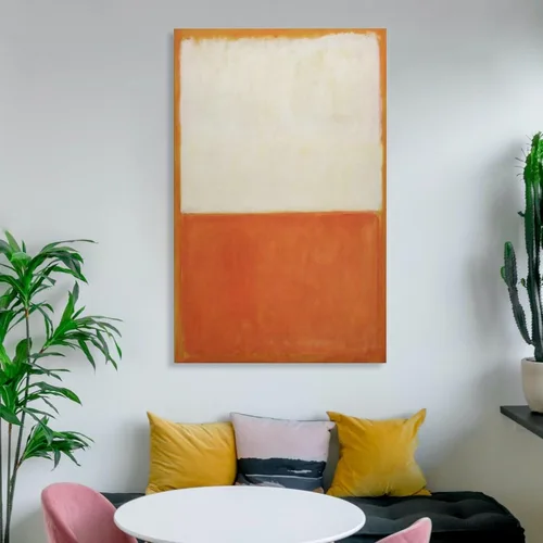 Vista 6 de Mark Rothko Prints Póster Zonder-Titel-Olieverf-op-doek-1955 - Póster de pared en lienzo, pósteres de pintura fotográfica, póster, decoración