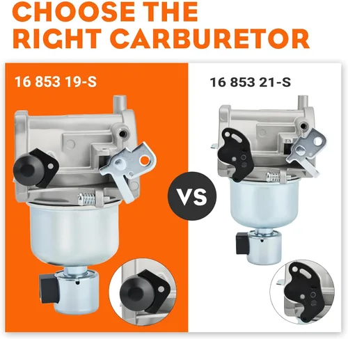 Vista 2 de Hipa Carburador 16-853-19-S compatible con Kohler KT725 KT735 KT740 KT745 7000 Series 23HP 24HP 25HP 26HP Reemplaza 16-853-19S 16 853 19S