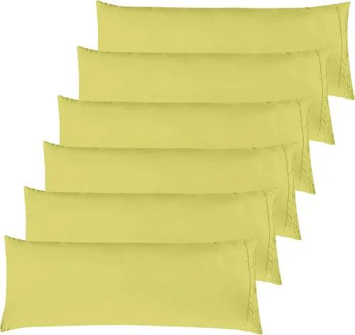 Vista 7 de Elegant Comfort Fundas de almohada sólidas de microfibra de alta calidad hotelera, tejido suave, resistente a las arrugas y a las manchas, fácil