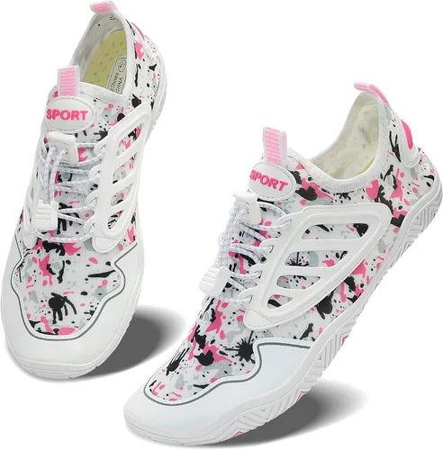 Vista 6 de Zapatos de agua para mujeres y hombres, zapatos de playa, zapatos de natación, zapatos descalzos, zapatos de senderismo, surf y caminar