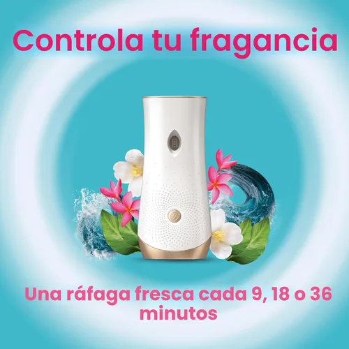 Vista 4 de Glade - Repuesto automático de aspersión, ambientador para el hogar y el baño, Aqua Waves, 6.2 oz, 3
