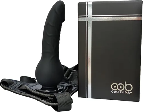 Vista 2 de Cob Arnés con correa para consolador de 5.5 pulgadas, juguete sexual, cintura ajustable, para parejas, masturbación femenina, juguetes para adultos