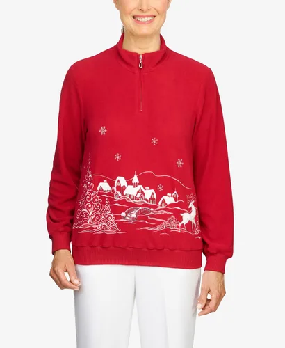 Vista 5 de Alfred Dunner Suéter Scenic Village para mujer