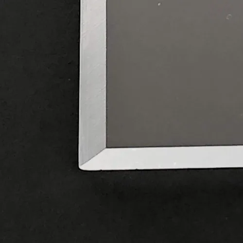 Vista 4 de CAKESAFE Raspador OG de 6 pulgadas para tartas, glaseado y crema de mantequilla transparente con borde biselado