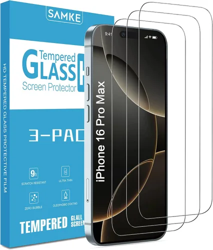 Vista 12 de SAMKE [Paquete de 3] Protector de pantalla compatible con Apple iPhone 10/X iPhone XS iPhone 11 Pro [5.8 pulgadas] vidrio templado, borde 2.5D