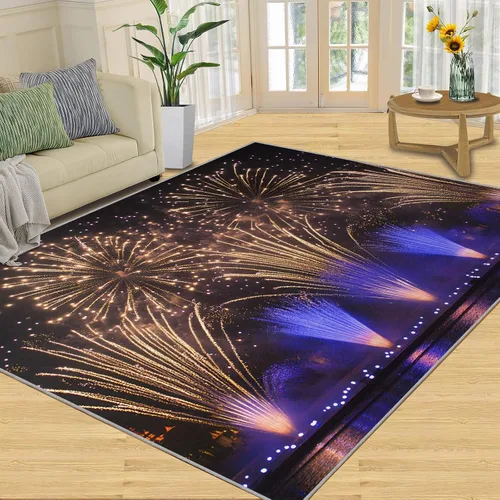 Vista 16 de Girl Horse Rugs for Bedroom, Horse Area Rug, Animal Rugs for Living Room, Indoor Non-Slip Rug, Machine Washable Carpet for Front Entrance Floor