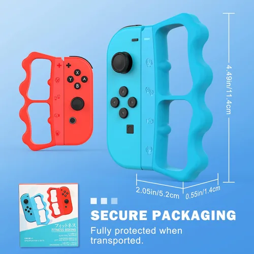 Vista 8 de MoKo Agarre de mano para fitness boxeo puño de The North Star accesorios de actualización para Nintendo Switch Fitness Boxing Grip compatible