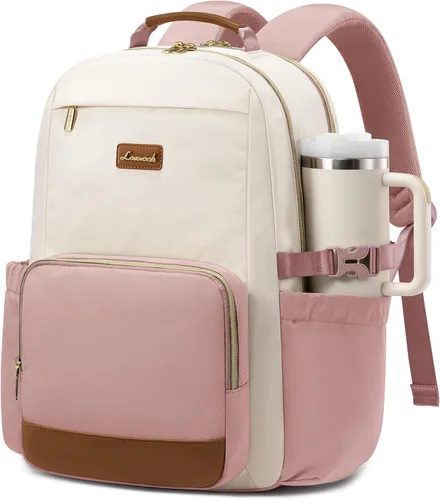 Vista 55 de LOVEVOOK Mochila para laptop para mujer, 15,6 pulg.