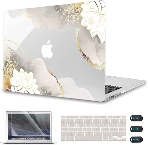 Vista 15 de CISSOOK Compatible con modelos de fundas para MacBook Air de 13 pulgadas: A1369 y A1466, versión anterior 2010-2017, carcasa rígida de plástico