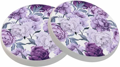 Vista 40 de oFloral Juego de 2 posavasos de calavera para bebidas, diseño de rosas, flores, cultura popular, festivales, tazas, individuales para decoración