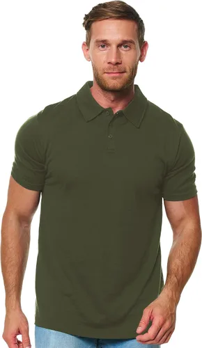 Vista 21 de 100% Merino Wool Polo Shirt Men - Short & Long Sleeve Shirt Base Later Negro