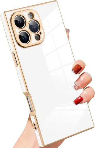 Vista 80 de SAKUULO - Funda magnética rectangular de lujo para iPhone 12 Pro Max, color negro