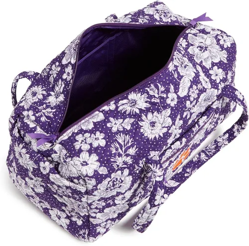 Vista 3 de Vera Bradley Women's Collegiate Large Travel Duffle Bag (Multiple Teams Available), Cotton