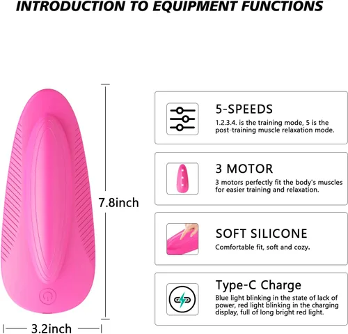 Vista 2 de Productos de ejercicio Kegel para mujeres, fortalecimiento del entrenamiento de control muscular, adecuados tanto para hombres como para mujeres