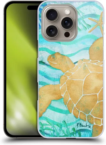 Vista 17 de Head Case Designs Funda rígida con licencia oficial de Paul Brent Agate Mermaid Coastal compatible con Apple iPhone 16 Pro
