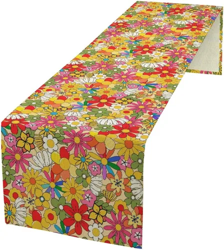 Vista 27 de YCness Camino de mesa con estampado de vaca, piel de vaca marrón, estilo occidental, decoración de casa de campo para el hogar, cocina, comedor, 13