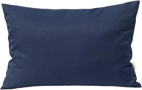 Vista 50 de TangDepot Fundas de almohada sólidas de seda sintética duradera, fundas de almohada cuadradas decorativas, fundas de almohada para interiores y Azul