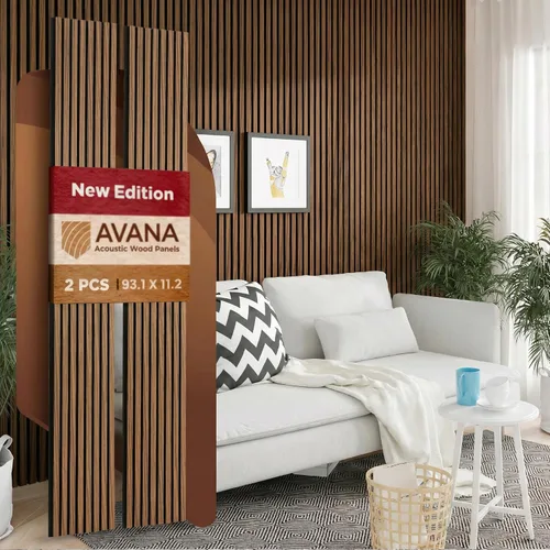 Vista 42 de Paquete de Muestras de Color de Paneles de Pared Acústicos Avana - Paneles de Madera Premium para Decoración de Paredes - Insonorización