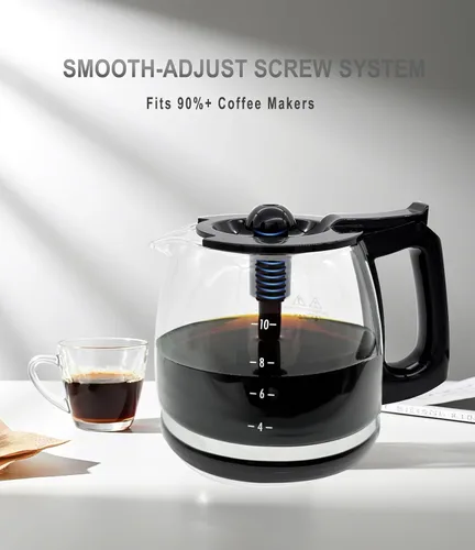 Vista 6 de Repuesto universal para cafetera de 12 tazas, compatible con Mr Coffee, Black&Decker, Hamilton Beach y la mayoría de las cafeteras de marcas