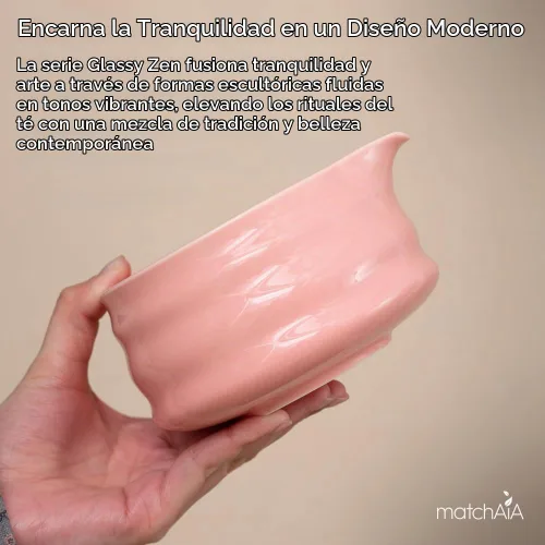 Vista 2 de MatchAiA Juego de batidor de matcha, cuenco de cerámica, batidor de bambú con soporte, tamiz, cuchara Schima, soporte para cuchara y toalla de té