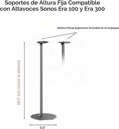 Vista 2 de ynVISION.DESIGN Soportes de suelo para Sonos Era 100, SL, 300, 2