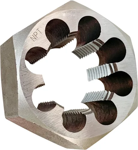 Vista 6 de NPT Tubo Hex Troquel Cartbon Acero 1-1/2 "-11 1/2