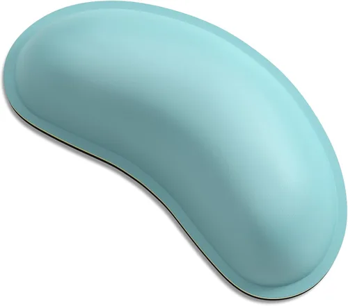 Vista 30 de Dapesuom Reposamuñecas para ratón, soporte ergonómico de espuma viscoelástica para muñeca de ratón, almohadilla de descanso para mano de cuero tipo
