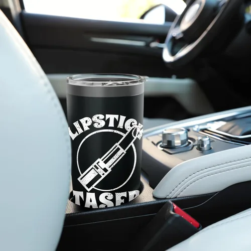 Vista 6 de Vaso aislado de acero inoxidable eléctrico Taser de lápiz labial