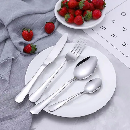 Vista 8 de DJ-WARE 6 cucharas de té pequeñas de 5.5 pulgadas, cucharaditas de mango corto para té dulce de 8 a 12 onzas y café con leche caliente, utensilios