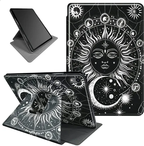 Vista 13 de Funda para iPad mini 6 para iPad mini 6ª generación 8.3 pulgadas 2021 360 grados giratorio soporte ligero protector inteligente cubierta