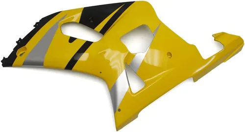 Vista 5 de Carenados de plástico ABS de inyección para Suzuki 2000 2001 2002 2003 GSXR 600 GSXR 750 01 02 03 GSX-R600 GSX-R750 Kits de cuerpo completo amarillo