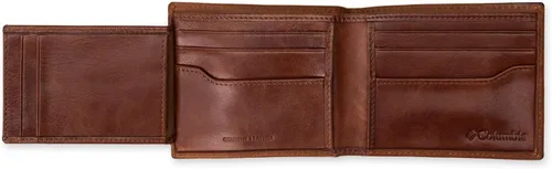 Vista 75 de Columbia Billetera plegable para hombre, múltiples ranuras para tarjetas, ventana de identificación