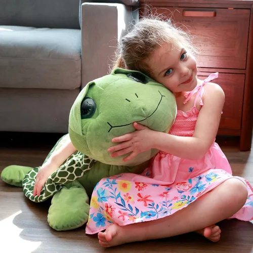 Vista 12 de MorisMos Animal de Peluche Gigante Guepardo Almohada de Felpa 4 pies, 47" Juguete de Felpa de Guepardo Extra Grande para Niños y Adultos, Leopardo