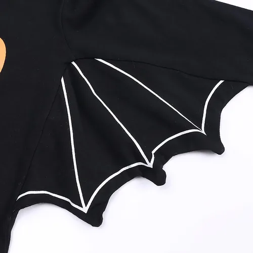 Vista 5 de Disfraz de murciélago para bebé, niño, 1er Halloween, talla 3-24 meses