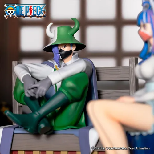 Vista 2 de Ichibansho Figure - Una pieza - Página uno (Tobiroppo), estatua coleccionable de Bandai Spirits