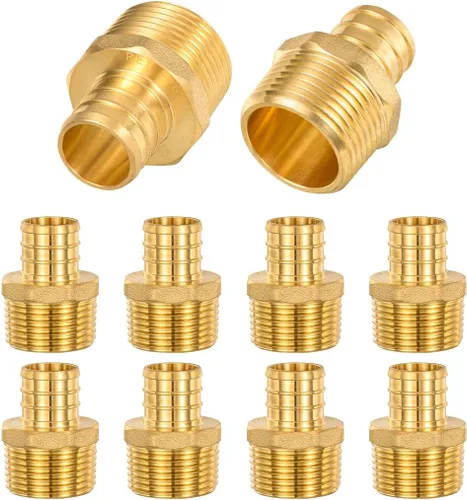 Vista 14 de Paquete de 2 adaptadores hembra Pex X 1 pulgada FIP de 1 pulgada, tubo Pex de 1 pulgada a rosca hembra NPT de 1 pulgada, puerto completo, sin plomo