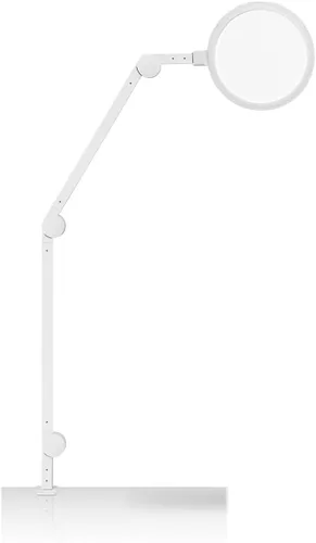 Vista 9 de LUME CUBE Edge 2.0 - Lámpara de escritorio LED Luz de escritorio regulable para oficina en casa con puerto de carga USB y brazo oscilante fuerte