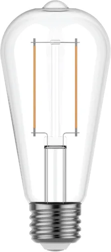 Vista 3 de GE Bombillas LED clásicas, 60 W Eqv, blanco suave, estilo Edison ST19 (paquete de 24)