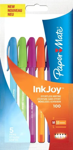 Vista 18 de Paper Mate InkJoy 100ST - Bolígrafos de punta media (0.039 pulgadas), color negro, 100