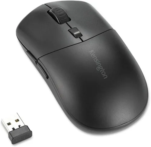 Vista 8 de Kensington KB270 EQ Teclado inalámbrico recargable, tamaño completo, a prueba de derrames, conexión Bluetooth 5.0 y 2.4 GHz, compatible con Windows