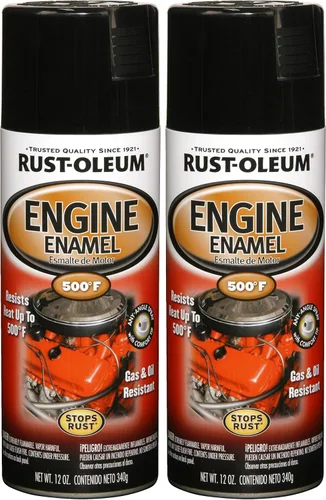 Vista 4 de Rust-Oleum 248948 Pintura en aerosol de esmalte para motor, 12 onzas, rojo Ford