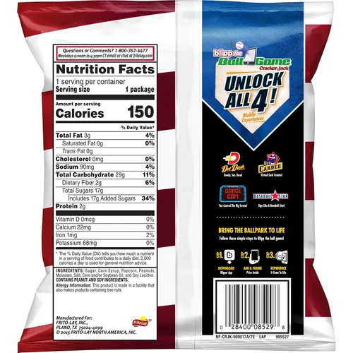 Vista 2 de Cracker Jack Caramel Popcorn Original, bolsas grandes de una sola porción de 1.125 onzas (paquete de 60)