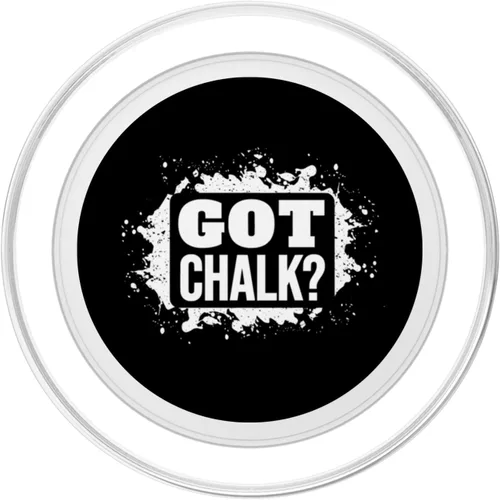 Vista 2 de Funny Rock Climbing Bouldering Weightlifter Got Chalk? Gym PopSockets MagSafe PopGrip for iPhone