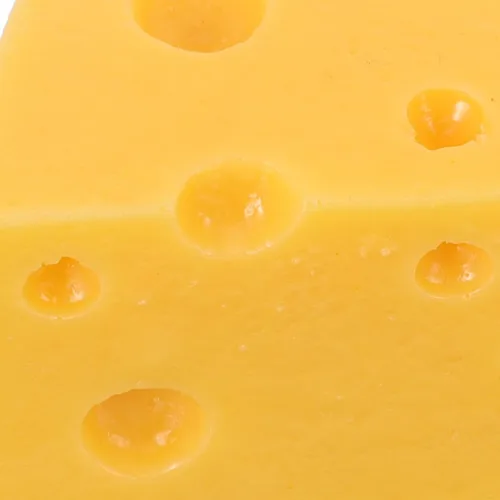 Vista 8 de SOLUSTRE Prop - Queso falso triángulo, modelo de queso de 2.55 pulgadas, alimentos artificiales para panadería, comida de juego para niños, juego