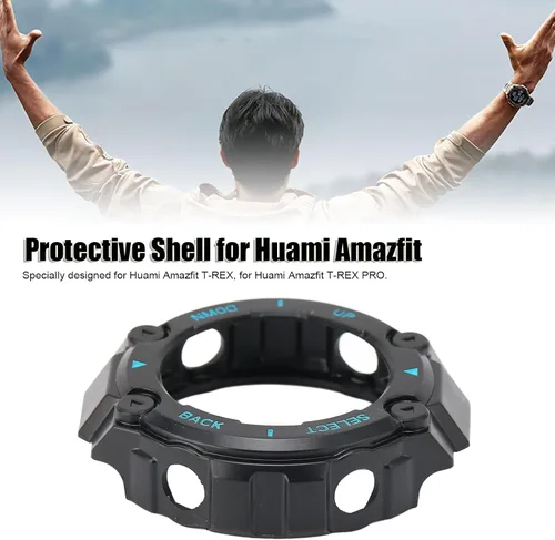 Vista 2 de Yoidesu Funda de reloj inteligente para T REX y Pro, protector de marco de cubierta completa para reloj inteligente, ultradelgado, a prueba