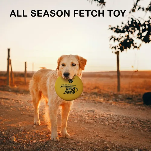 Vista 6 de Funsparks Easy Disk - Disco volador para perros – Juguete interactivo para perros – Duradero y fácil en los dientes – Fácil de tirar – Juguete