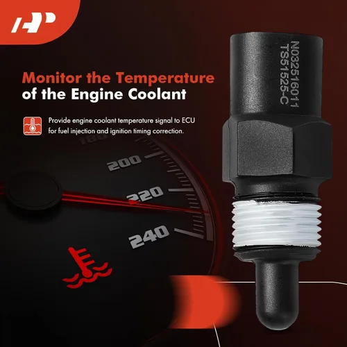 Vista 2 de A-Premium Sensor de temperatura del refrigerante del motor [2 cuchillas] compatible con entrada Detroit Diesel Series 60 for Detroit Diesel Series