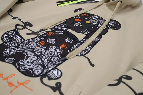 Vista 80 de SCREENSHOT Sudadera urbana de forro polar para hombre, diseño de dibujos animados de animación, parche bordado de gel