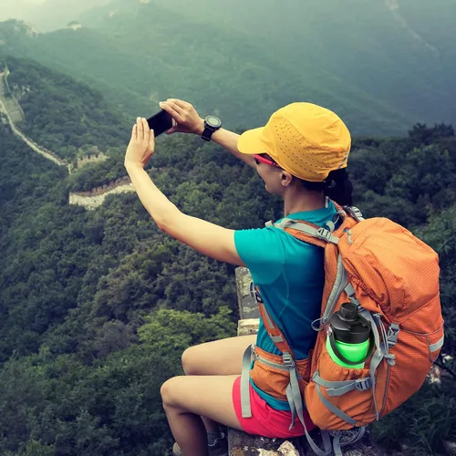 Vista 7 de Tapa de boquilla para botella de agua de boca ancha Hydro Flask. Se adapta a 12, 16, 18, 20, 32, 40 onzas, tapa de pico con mango flexible, repuesto