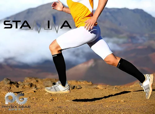 Vista 3 de Physix Gear Sport Calcetines de compresión para hombres y mujeres de 20 a 30 mmhg, ajuste atlético (1 par)